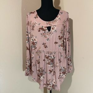 Torrid Floral Peplum Top